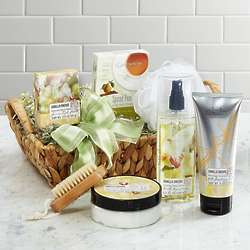 Elegant Orchid Spa Sensation Gift Basket