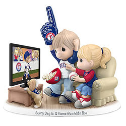 Every Day is a Touchdown with You Texas Rangers Figurine