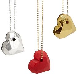 All Of My Love Hexagon Heart Necklace