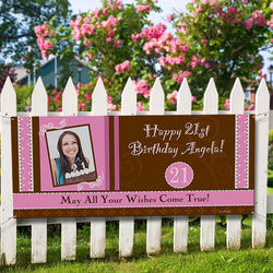 Birthday Party Personalized Photo Banner