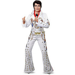 Elvis Presley Portrait Doll Introduces and Sings Burning Love