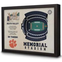 Clemson Memorial Stadium 3D View Wall Art