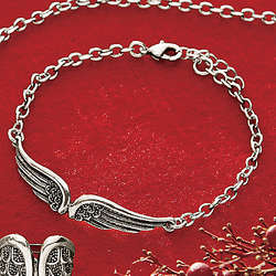 Sterling Silver Angel Wings Bracelet