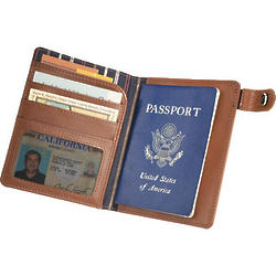 Legacy Leather Passport Wallet and Business Card Holder