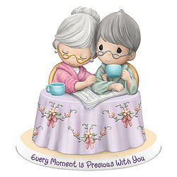Every Moment Is Precious with You Bisque Porcelain Figurine