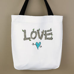 Rustic Love Tote Bag