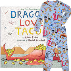 Dragons Love Tacos Book and Pajamas Gift Set