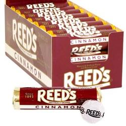 Reeds Cinnamon Hard Candy Rolls - 24ct Display Box