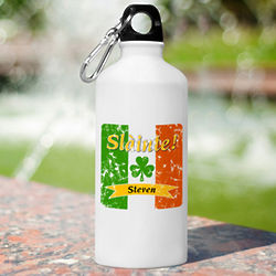 Personalized Pride of the Irish Water Bottle