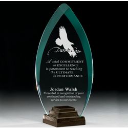 Personalized Excellence Paramount Acrylic Award