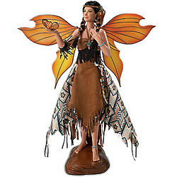 Winged Maiden Sunset Dreams Fantasy Doll