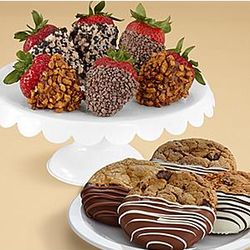 Cookies and Dipped Strawberries