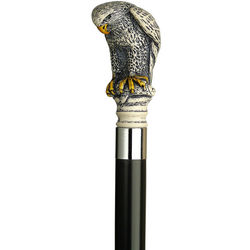 Eagle and Claw Knob Handle and Black Beechwood Walking Stick