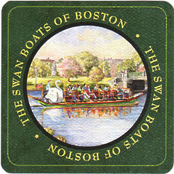Swan Boats of Boston Coasters