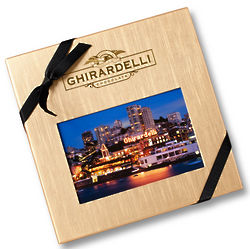 Deluxe San Francisco Chocolate Squares Gold Gift Box