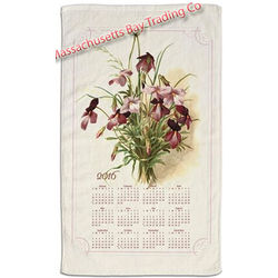 2016 Vintage Floral Calendar Kitchen Towel