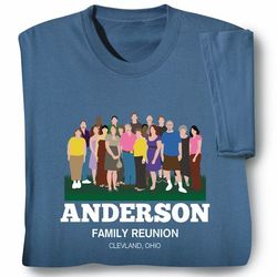 Personalized All Together Now Family Reunion T-Shirt