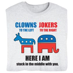 Clowns and Jokers, Democrats and Republicans T-Shirt