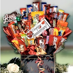 Happy Anniversary Candy Bouquet