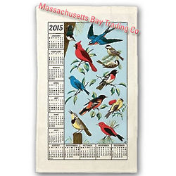 2015 Songbirds Calendar Towel