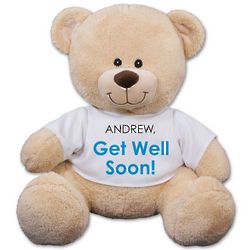 Personalized Get Well Soon Teddy Bear