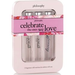 Celebrate The Ones We Love EDT Rollerball Trio Gift Set