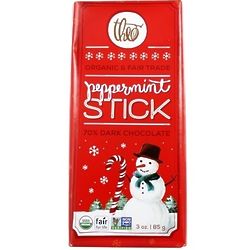 Organic 70 Dark Chocolate Peppermint Stick Candy Bar
