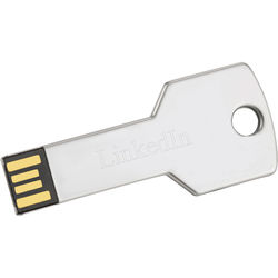 8 Gigabyte USB Stainless Steel Key Flash Drive