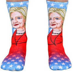 Hillary Clinton Crew Socks