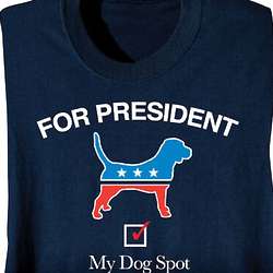 Personalized My Dog For President T-Shirt
