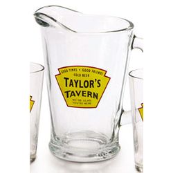 Personalized Tavern Label Pitcher