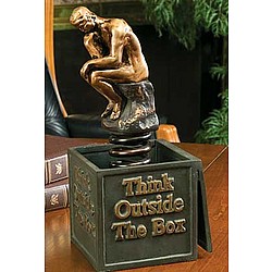 Think Outside the Box Sculpture