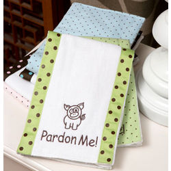 Personalized Baby Burp Cloth
