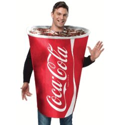 Adult Coca Cola Cup Costume