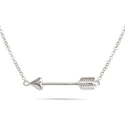Hunger Games Inspired Sterling Silver Arrow Necklace