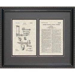 Laryngoscope Patent Framed Print