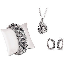 Night On The Town 3-Piece Crystal Jewelry Set