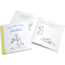 Two Hands to Love You Personalized Baby Book