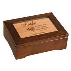 Mother's Personalized Amazing Grace Musical Memory Box