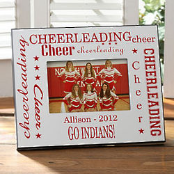 Personalized Cheerleading Photo Frame