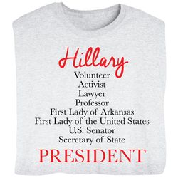 Hillary: Road to President T-Shirt