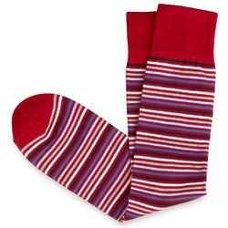 Pima Cotton Blend Stripe Sock