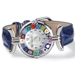Murano Millefiori Glass Watch
