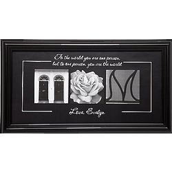 Personalized You are the World Mom Framed Print