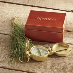 Compass with Personalized Box