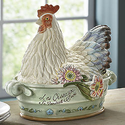 Covered Rooster Dish