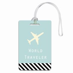 World Traveler's Personalized Luggage Tag
