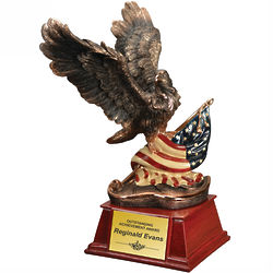 Symbol of Success American Eagle with Personalized Award