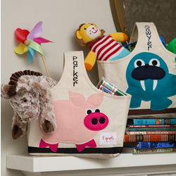 Personalized 3 Sprouts Children's Storage Caddy