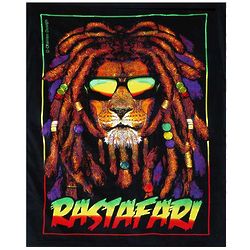 Rastafari Lion Double Beach Towel